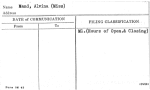 Mand, Alvina (Miss)