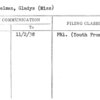 Mandelman, Gladys (Miss)