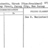 Manischewitz, Hirsch (Vice-President) 673 B'way