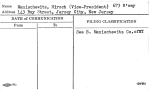 Manischewitz, Hirsch (Vice-President) 673 B'way