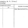 Manischewitz, M.V. (Pres.)