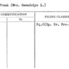Mann, Frank (Mrs. Gwendolyn L.)