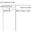 Mansfield Literary Club