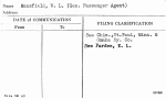 Mansfield, W.L. (Gen. Passenger Agent)