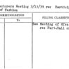 Manufacturers Meeting 3/13/39 re: Participation in Hall of Fashion