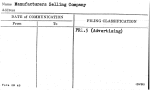 Manufacturers Selling Company