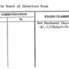 Map for Board of Directors Room