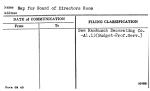 Map for Board of Directors Room