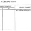 Map for President's Office