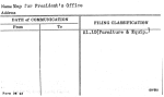 Map for President's Office