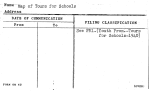 Map of Tours for Schools