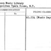 Mapleson Music Library