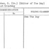 Margoshes, S. (Dr.) (Editor of The Day)