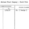 Marine Midland Trust Company - Check Form