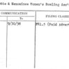 Marinette & Menominee Women's Bowling Ass'n., Inc.