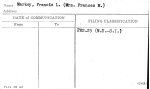 Markey, Francis L. (Mrs. Frances M.)