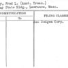 Markey, Fred L. (Asst. Treas.)