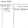 Markey, Marion (Miss)