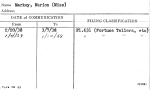 Markey, Marion (Miss)