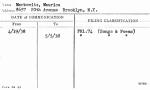 Markowitz, Maurice