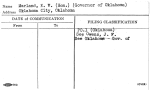 Marland, E.W. (Hon.) (Governor of Oklahoma)