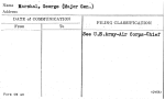 Marshal, George (Major Gen.)