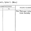 Marshall, Cyrus C. (Mrs.)
