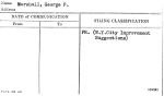 Marshall, George P.