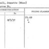 Marshall, Jeanette (Miss)