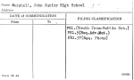 Marshall, John Junior High School