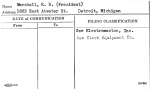 Marshall, R.B. (President)