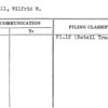 Marshall, Wilfred M.