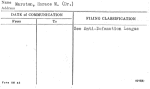 Marston, Horace M. (Dr.)
