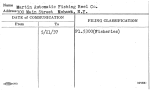 Martin Automatic Fishing Reel Co.