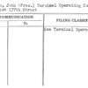 Martin, John (Pres.) Terminal Operating Corporation