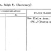 Martin, Ralph W. (Secretary)