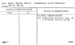 Marx, Morris (Mrs.) (Community Craft Weavers)