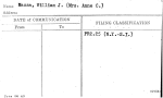 Massa, Wiliam J. (Mrs. Anne C.)