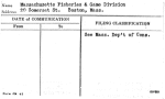 Massachusetts Fisheries & Game Division