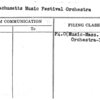 Massachusetts Music Festival Orchestra