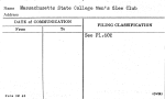 Massachusetts State College Men's Glee Club