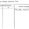 Massena Monday Luncheon Club