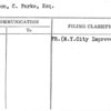 Masterson, C. Parke, Esq.