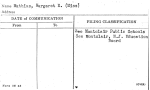 Mathias, Margaret E. (Miss)