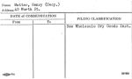 Matter, Henry (Secy.)