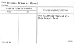 Mattern, Arthur A. (Pres.)