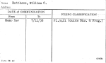 Matthews, William C.
