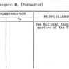 Maue, Margaret M. (Postmaster)