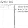 Maxwell, Claire (Miss)