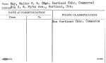 May, Walter W.R. (Mgr. Portland Chbr. Commerce)
